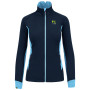 Damen-Sweatshirt Karpos Pizzocco Evo W Full-Zip Fleece blau Sky Captain/Blue Atoll