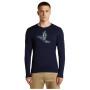 Herren-Funktionsshirt Icebreaker Men Merino 200 Oasis LS Crewe SkiingYeti
