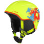 Kinder Skihelm Relax Twister gelb MatteNeonYellow