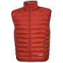 Herren-Daunenweste Warmpeace Drake 2023 orange Mandarine