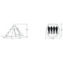Zelt Easy Camp Tipi Pixel