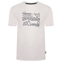 Herren-T-Shirt Dare 2b Dispersed Tee weiß White