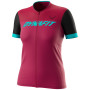 Damen-Radtrikot Dynafit Ride Light S/S Fz Tee W weinfarbe Beet Red