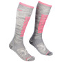 Damen-Kniestrümpfe Ortovox W's Ski Compression Long Socks grau grey blend