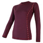 Damen-Funktionsshirt Sensor Merino Air 2022 lila DarkBurgundy