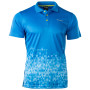 Herren-T-Shirt Elbrus Kantale blau FrenchBlueTrianglePrint/AcidLime