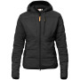 Damen-Winterjacke Fjällräven Keb Padded Hoodie W schwarz Black