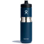 Flasche Hydro Flask Wide Mouth Insulated Sport Bottle 20oz dunkelblau indigo