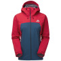 Damenjacke Mountain Equipment Firefox Wmns jacket blau/rot Majolica/Capsicum
