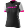 Damen-Radtrikot Dynafit Ride Light S/S Fz Tee W schwarz Black Out Nimbus