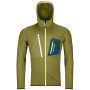 Herren-Sweatshirt Ortovox Fleece Grid Hoody M 2023 gelb sweet alison