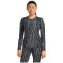 Damen-Funktionsshirt Icebreaker Women Merino 260 Tech Vertex LS Crewe Delta Lines AOP