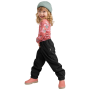 Kinder Softshellhose Reima Oikotie Black
