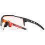 Sonnenbrille 3F Adax rot transparent black