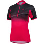 Damen-Radtrikot Etape Liv schwarz/rosa Pink/Black