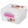Lebensmittelbox Sistema Lunch Cube Max with Yogurt Pot rosa