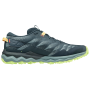 Herren Laufschuhe Mizuno Wave Daichi 7 hellgrün OrionBlue/MistyBlue/NeoLime