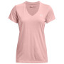 Damen-Funktionsshirt Under Armour Tech SSV - Solid 2023 hellrosa Retro Pink / / Metallic Silver