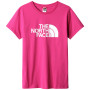 Damen-T-Shirt The North Face S/S Easy Tee rosa Fuschia Pink