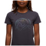 Damen-T-Shirt Black Diamond Summit Scribble Tee