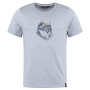 Herren-T-Shirt Chillaz Solstein Carabiner Forest hellblau Grey Blue Melange