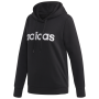 Damen-Sweatshirt Adidas W E LIN OH HD schwarz Black/White