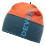 Mütze Devold Running Beanie blau/orange Pond