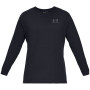 T-Shirt Under Armour Sportstyle Left Chest LS schwarz Black//Black