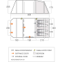 Familienzelt Vango Lismore Air 450 Package