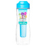 Flasche Sistema Tritan Infuser Bottle 800ml hellblau