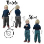 Baby-Softshell-Hose ohne Isolation Unuo Softshell
