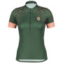 Damen-Radtrikot Scott W's Endurance 20 SS grün smoked green/crystal pink