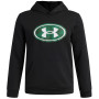 Kinder-Sweatshirt Under Armour UA B Rival FLC Key Pt Fil Hd Ultimate Black schwarz Ultimate Black / / White