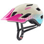 Fahrradhelm Uvex Access weiß/rosa Sand Pink Aqua Mat