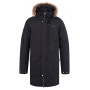 Herrenmantel Husky Nelidas M schwarz black
