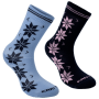 Damensocken Kari Traa Vinst Wool Socks 2Pk blau ROY