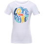 Kinder-T-Shirt Alpine Pro Worldo weiß/blau white