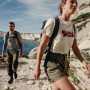 Damen-T-Shirt Fjällräven Logo Tee W