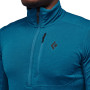 Herren-Sweatshirt Black Diamond Coefficient LT QZ PO