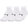 Socken-Set Under Armour Essential Low Cut 3pk weiß White / White / Pitch Gray