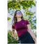 Damen-T-Shirt Zulu Merino Fire 160 Short