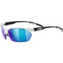 Sonnenbrille Uvex Sportstyle 114 weiß/schwarz WhiteBlackMat