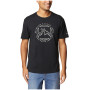 Herren-T-Shirt Columbia M Rapid Ridge Graphic Tee schwarz/weiß Black, Boundless Graphic