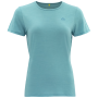 Damen-Funktionsshirt Devold Valldal Merino 130 Tee Wmn hellblau TROPICAL