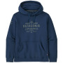Sweatshirt Patagonia Forge Mark Uprisal Hoody dunkelblau Lagom Blue