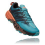 Damen Laufschuhe Hoka Speedgoat 4 blau/orange Aquarelle/Cantaloupe