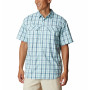 Herrenhemd Columbia Silver Ridge Lite Plaid SS weiß/blau Icy Morn Switchback Madras
