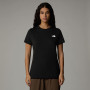 Damen-T-Shirt The North Face W S/S Simple Dome Slim Tee