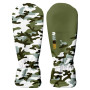 Kinder-Softshellhandschuhe WAMU Khaki
