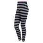 Damenunterhose Sensor Merino Wool Active schwarz/grau BlackStripes